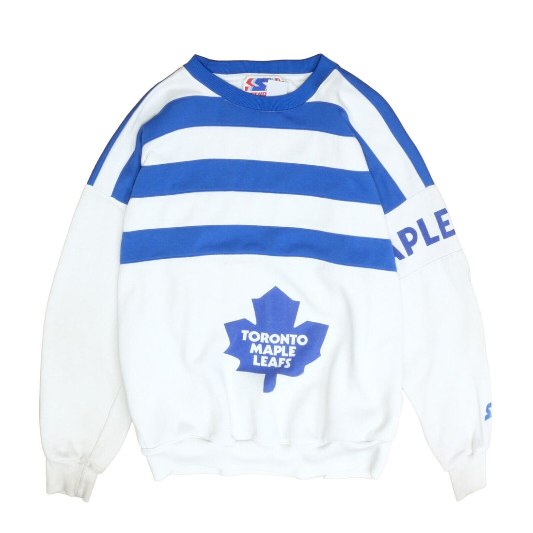 Vintage Toronto Maple Leafs Trench Sweatshirt Crewneck Size XL