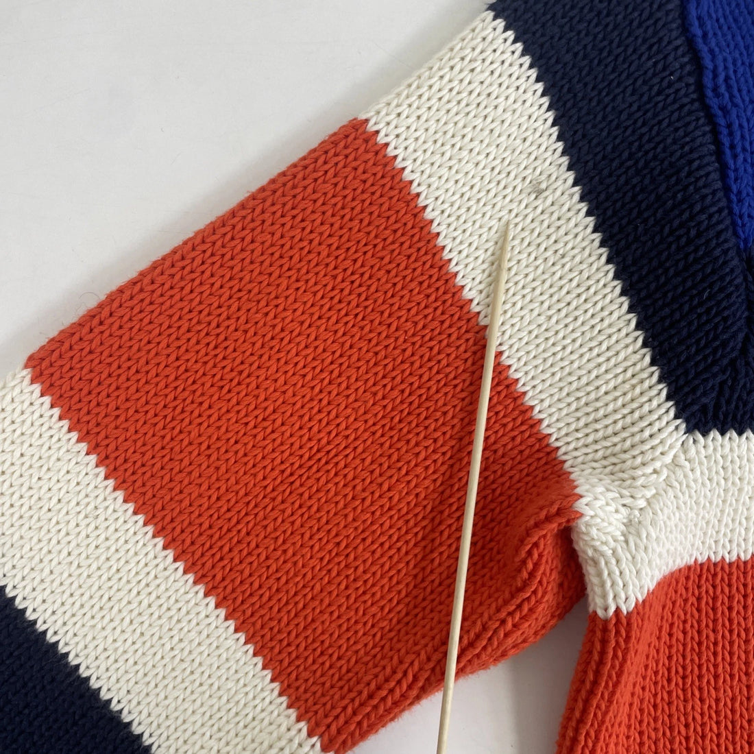 Vintage Polo Ralph Lauren Striped Knit Crewneck Sweater Size Large