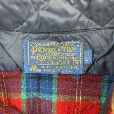 Vintage Pendleton Wool Fireside Button Up Shirt Size XL Tall