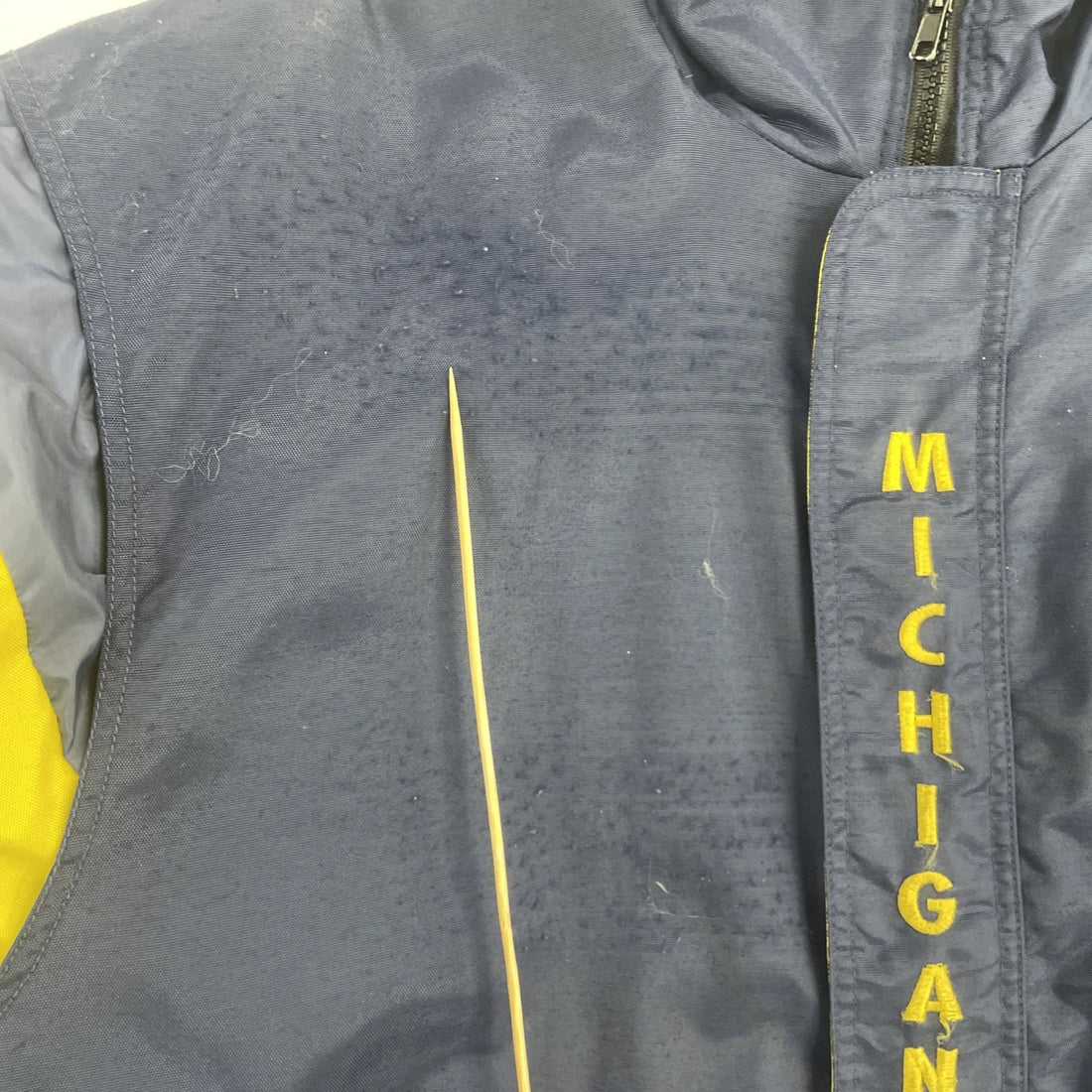 Vintage Michigan Wolverines Nike Puffer Bomber Jacket Size XL NCAA