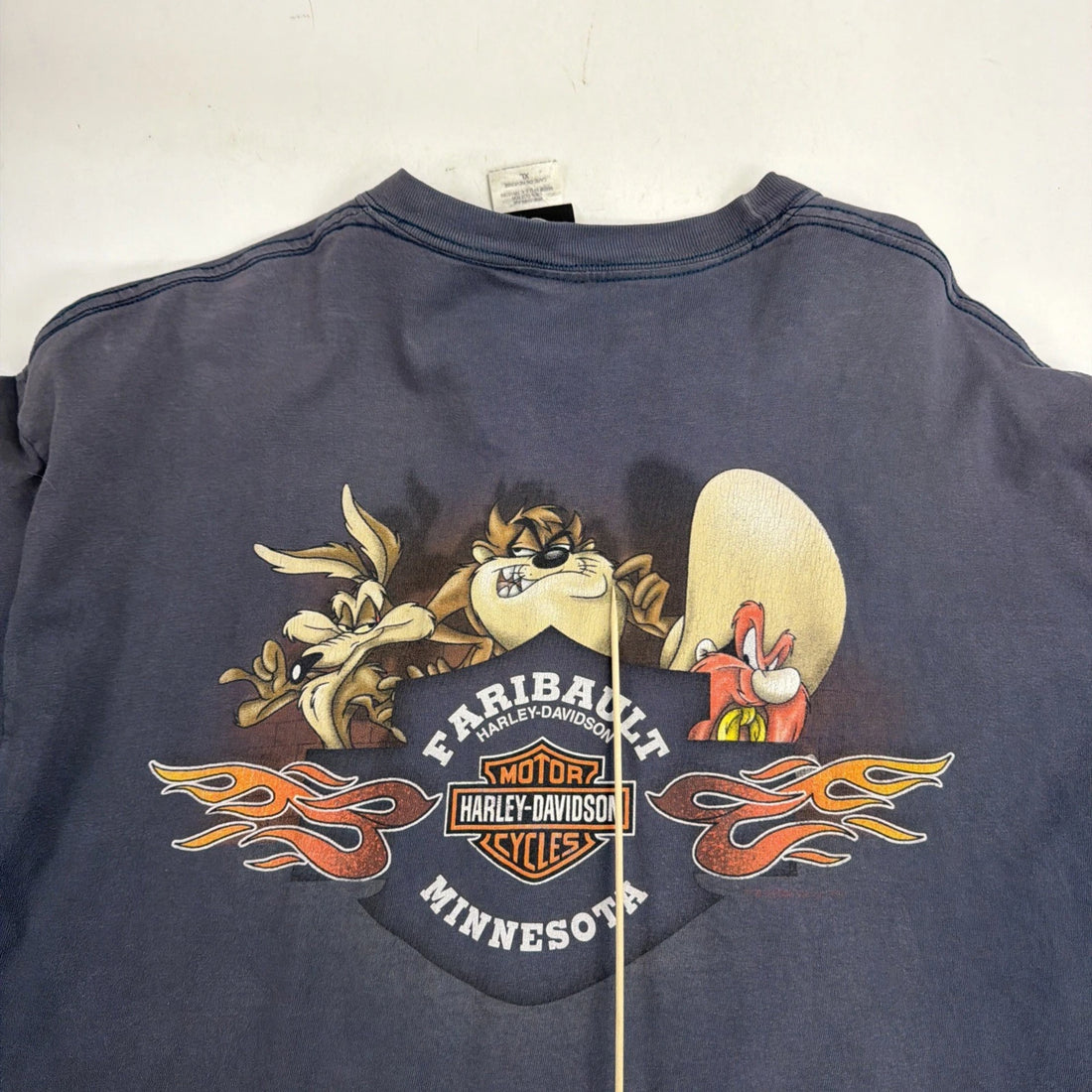 Harley Davidson Motorcycles Good Ole Boys Club Looney Tunes T-Shirt Size XL