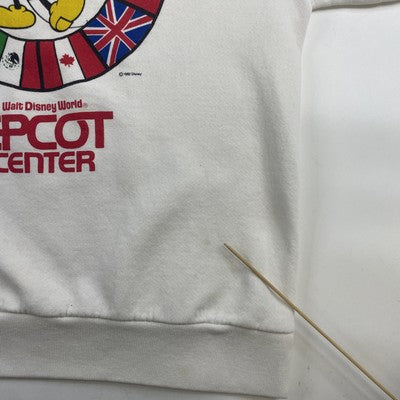 Vintage Mickey Mouse Disney Epcot Center Crewneck Sweatshirt Size Large 80s