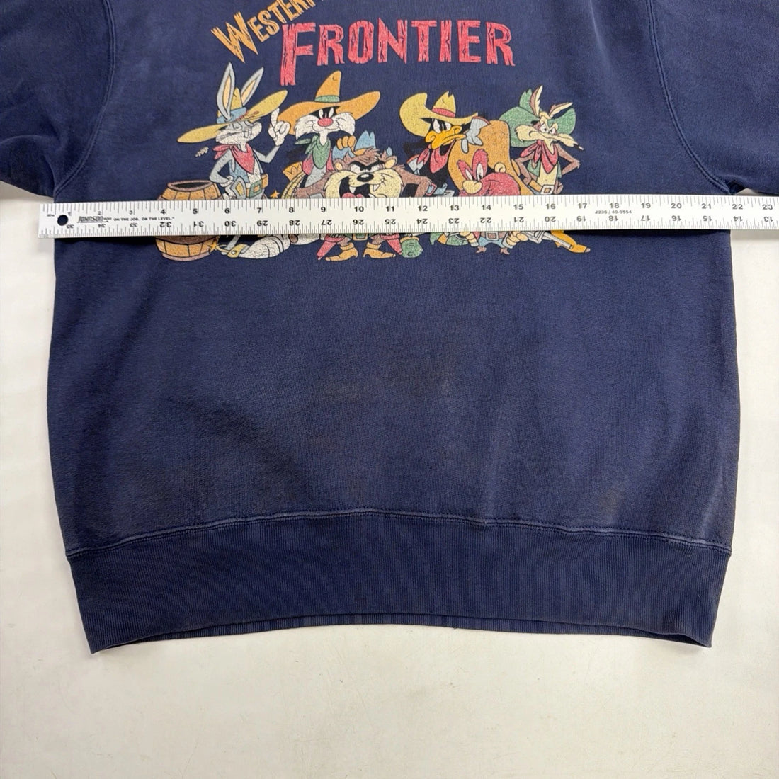 Vintage Acme Looney Tunes Western Frontier Crewneck Sweatshirt Size Medium 90s