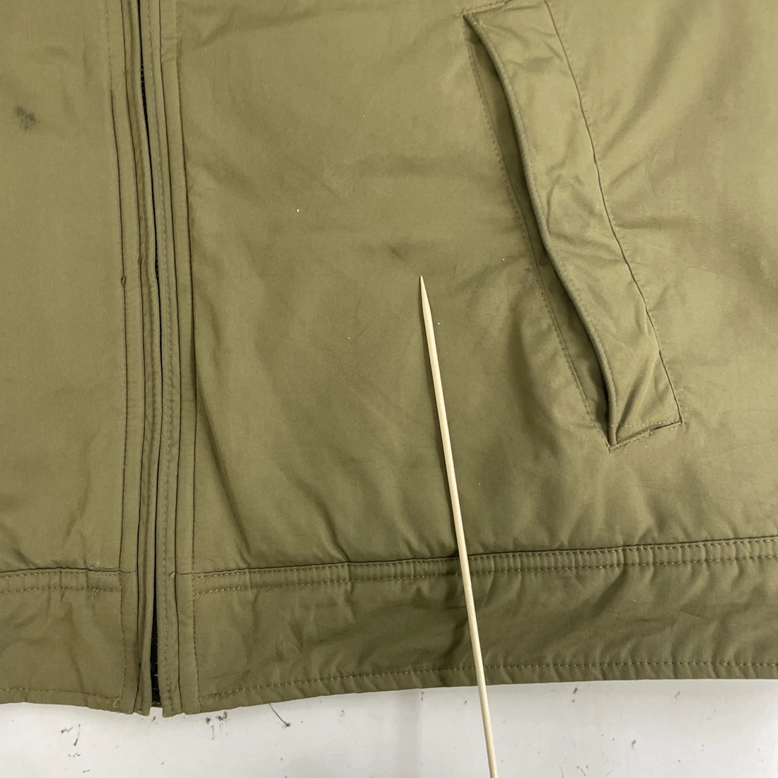 Vintage Polo Ralph Lauren Bomber Jacket Size Large Green Fleece Lined