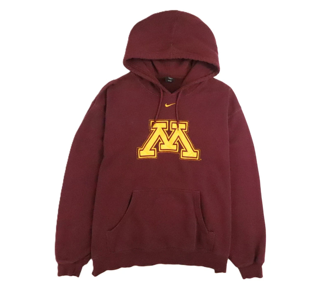 Vintage Minnesota Golden Gophers Nike Sweatshirt Hoodie XL Middle Swoosh NCAA