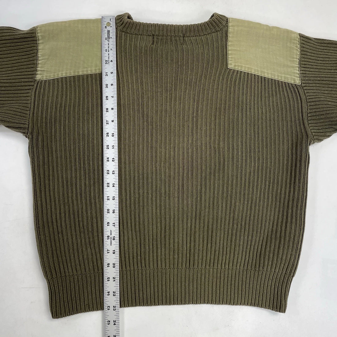 Vintage Eddie Bauer Military Jumper Sweater Size Small Green