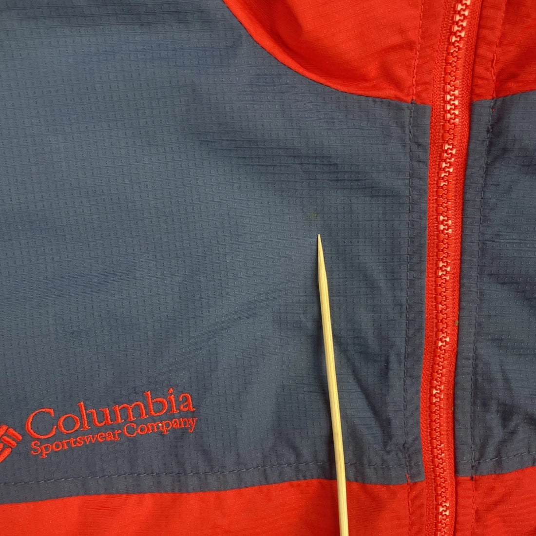 Vintage Columbia Windbreaker Light Jacket Size Large Red