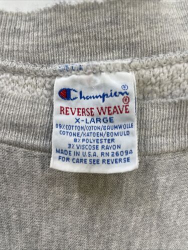 Vintage Field Champion Reverse Weave Sweatshirt Crewneck Size XL 90s