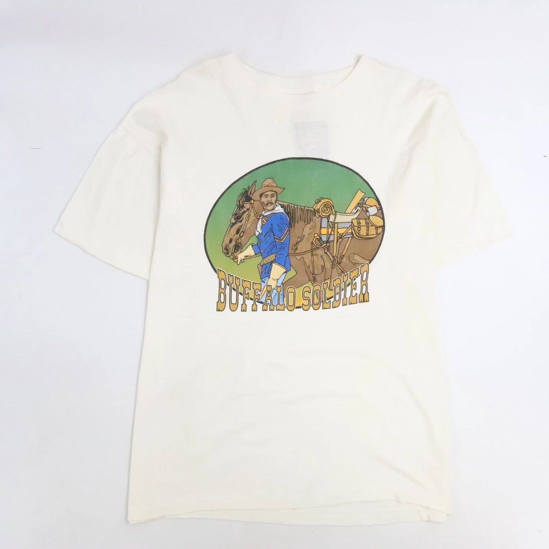 Vintage Buffalo Soldier T-Shirt Size XL 90s