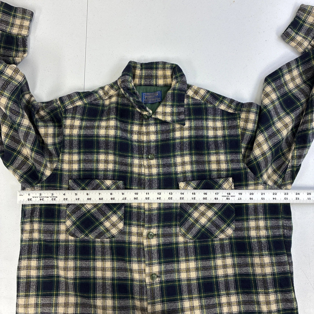 Vintage Pendleton Wool Board Button Up Shirt Size XL