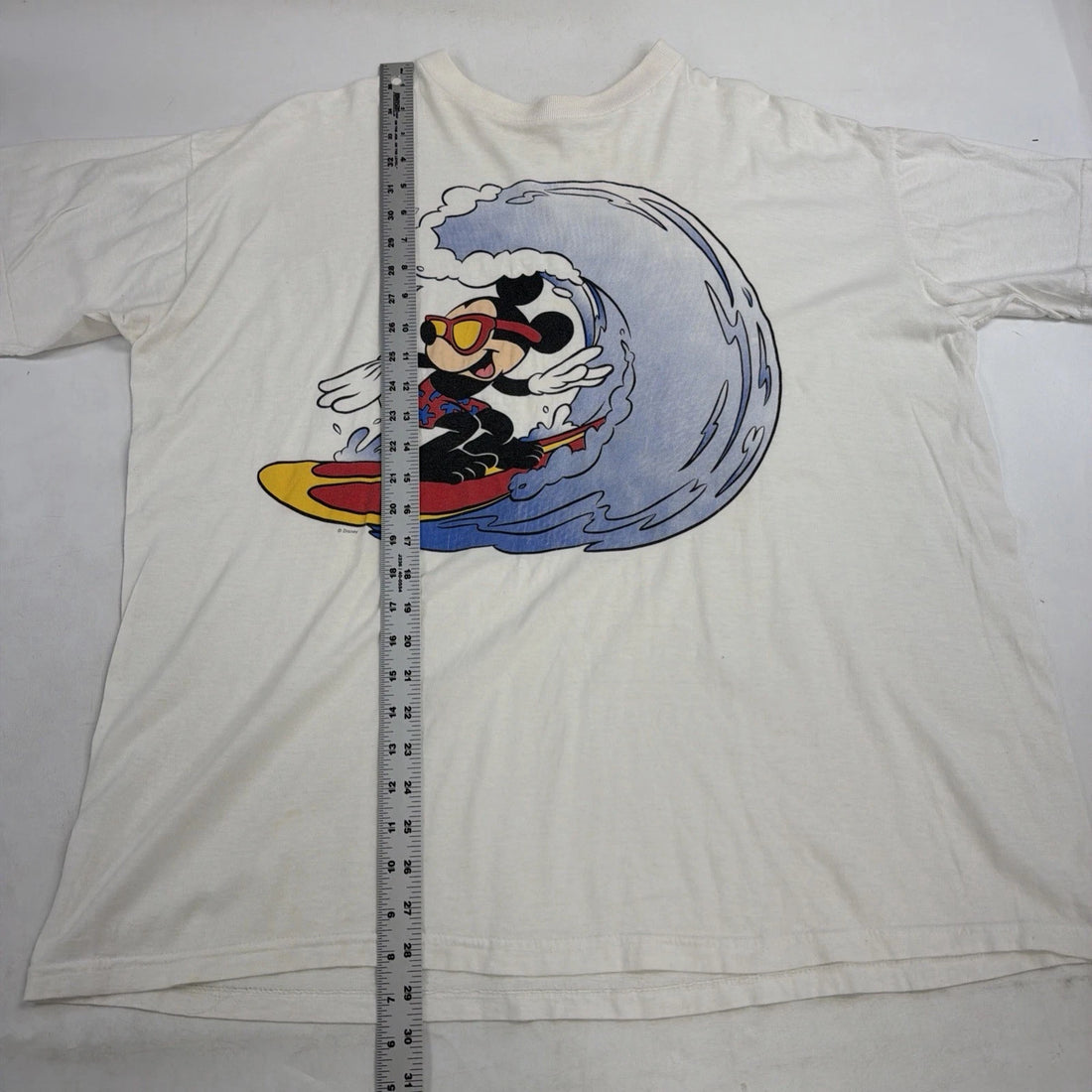 Vintage Mickey Mouse Surf Disney T-Shirt Size XL 90s