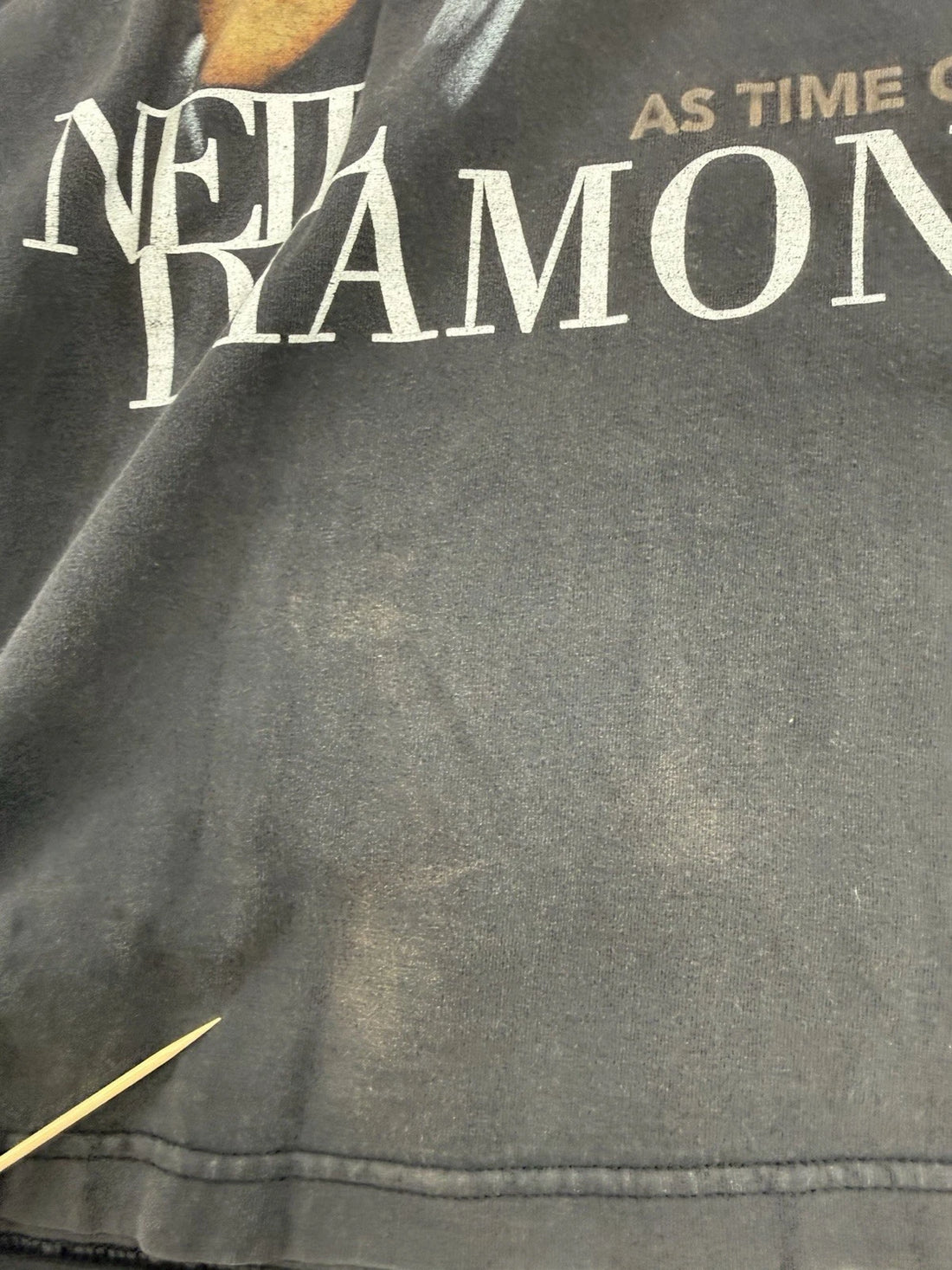 Vintage Neil Diamond As Time Goes By T-Shirt Size Large