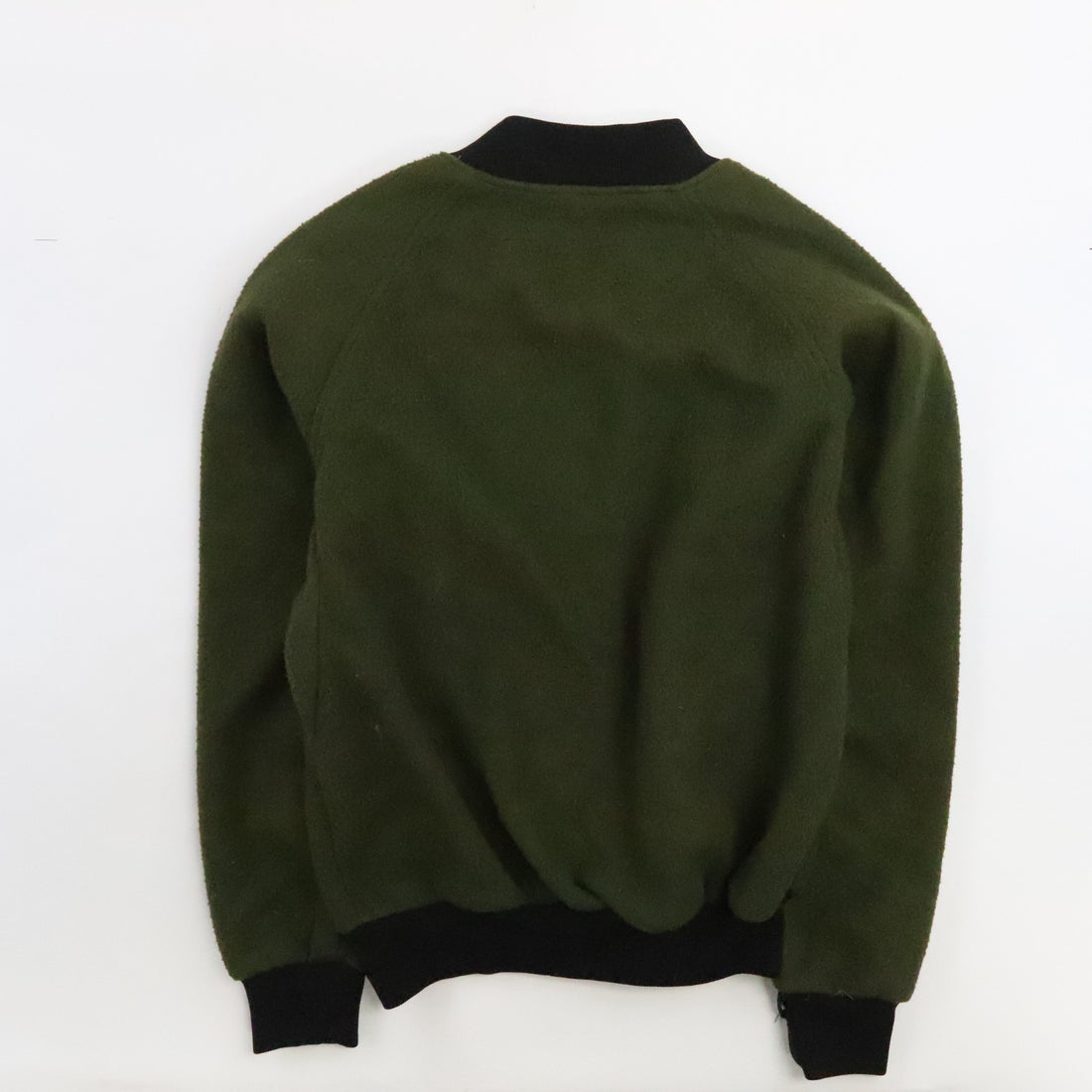 Vintage Columbia Fleece Bomber Jacket Size Medium Green