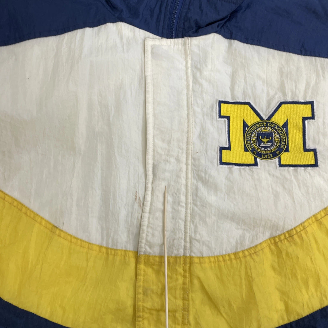 Vintage Michigan Wolverines Apex One Puffer Jacket XL 90s NCAA