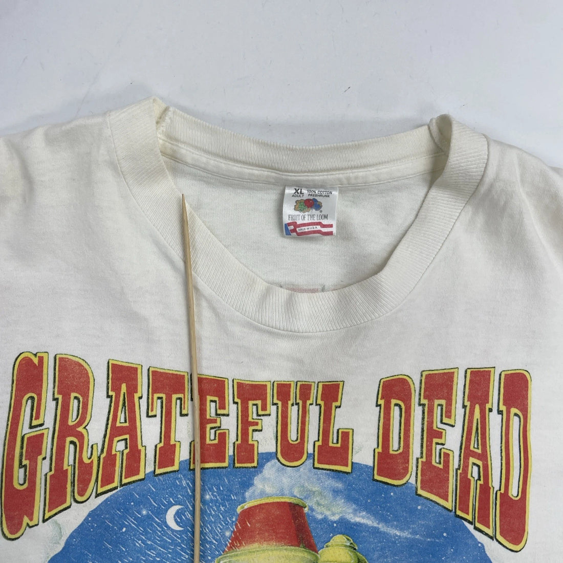 Vintage Grateful Dead Train Summer Tour T-Shirt Size XL 1995 90s