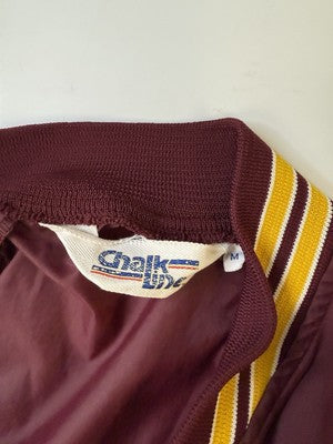 Vintage Minnesota Golden Gophers Chalk Line Light Bomber Jacket Medium 90s NCAA