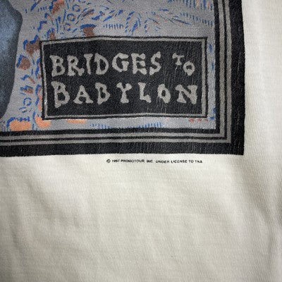 Vintage Rolling Stones Bridges to Babylon T-Shirt Size XL Band Tee 1997 90s
