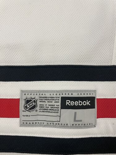 Vintage Chicago Blackhawk Reebok Hockey Jersey Size Large White 90s NHL