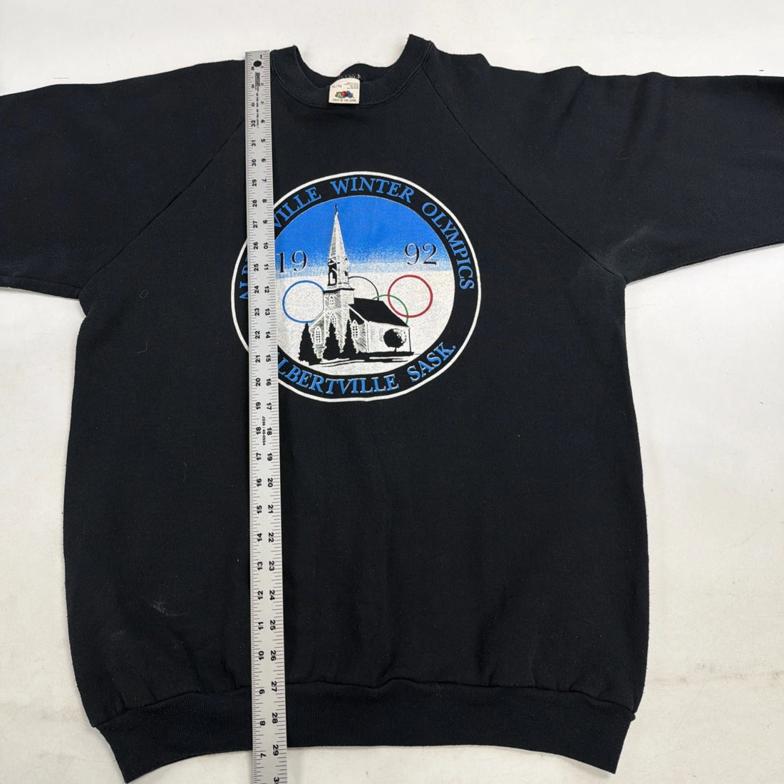 Vintage Albertville Winter Olympics 1992 Crewneck Sweatshirt Size XL 90s