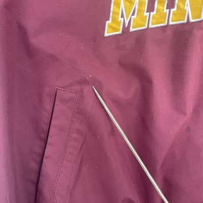 Minnesota Golden Gophers Nike Pullover Windbreaker Light Jacket Size Large NCAA