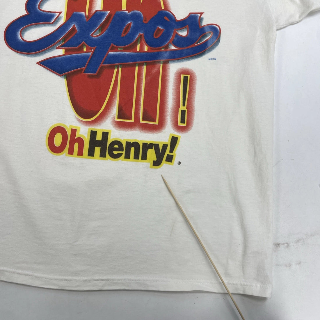 Vintage Montreal Expos Oh Henry T-Shirt Size XL 90s