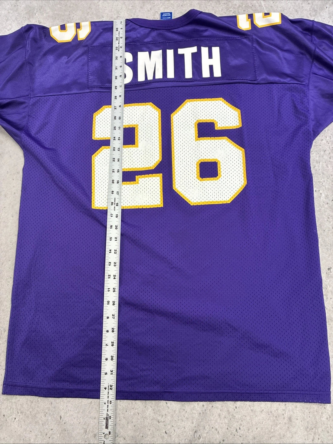 Vintage Minnesota Vikings Robert Smith Champion Jersey Size 52 NFL