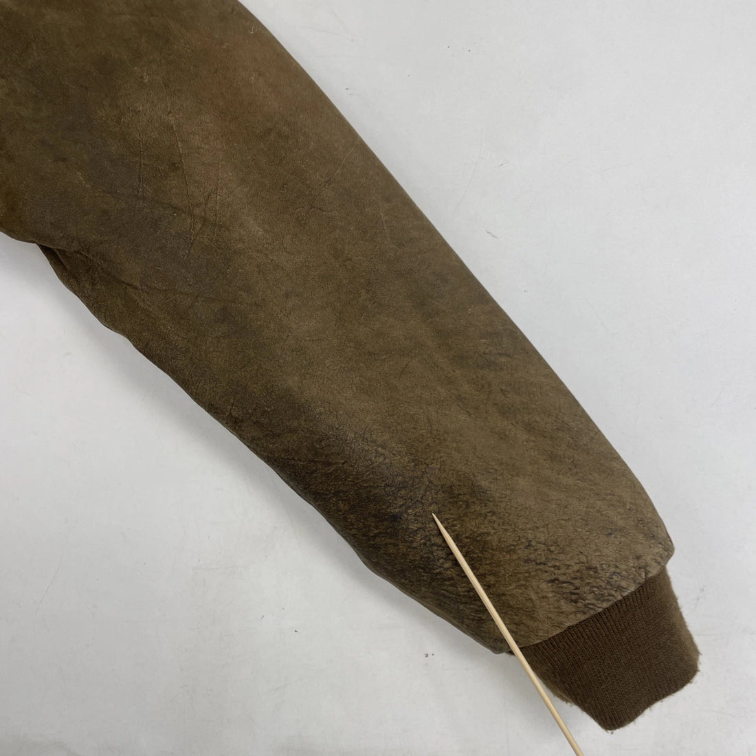 Vintage B4U Bomber Leather Jacket Womens Size Large Brown