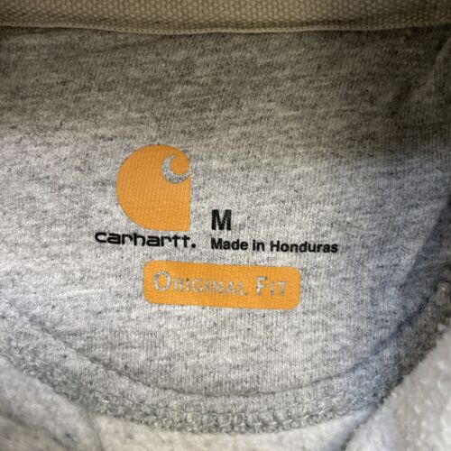 Carhartt Sweatshirt Hoodie Size Medium Gray