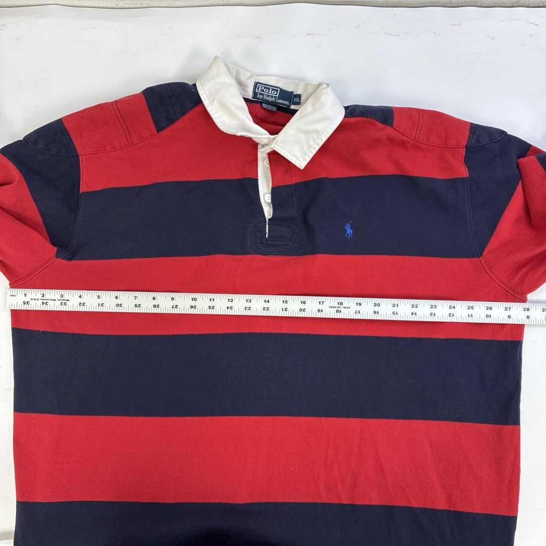 Vintage Polo Ralph Lauren Rugby Shirt Size 2XL