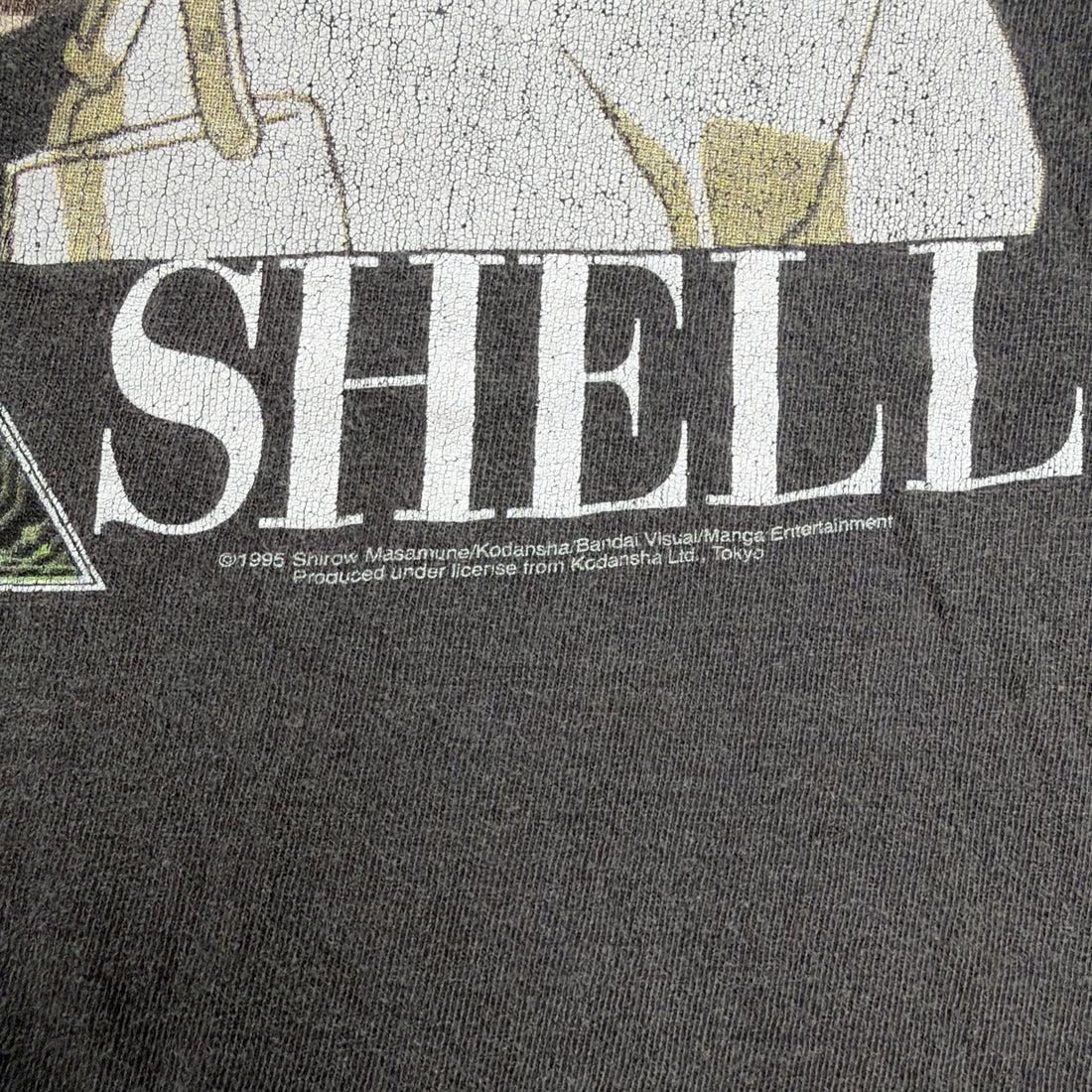 Vintage Ghost In The Shell Batou Fashion Victim T-Shirt Size XL Anime Manga 1995