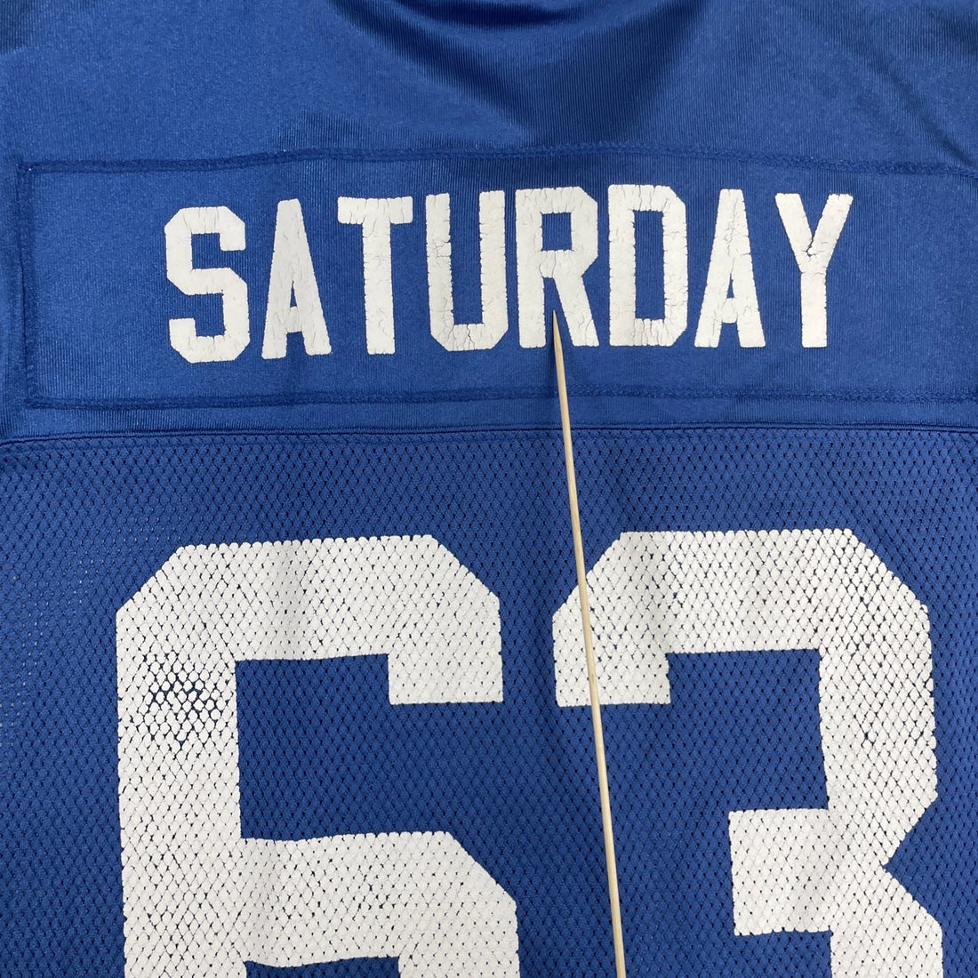 Vintage Indianapolis Colts Jeff Saturday Reebok Jersey Size 5XL NFL