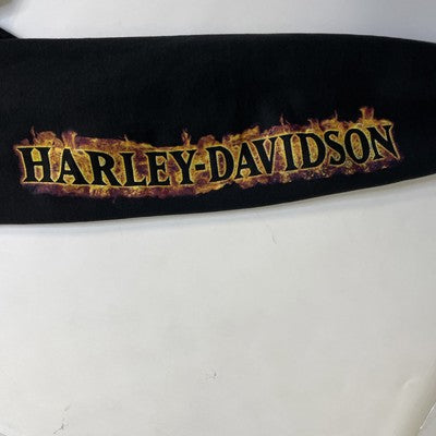 Harley Davidson Motorcycles Fire Eagle Sweatshirt Large Sleeve Spell Out