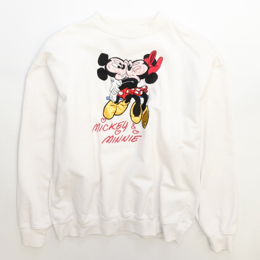 Vintage Mickey Minnie Mouse Disney Crewneck Sweatshirt Size XL