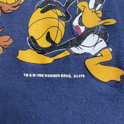 Vintage Space Jam T-Shirt Size Large Looney Tunes 1996 90s
