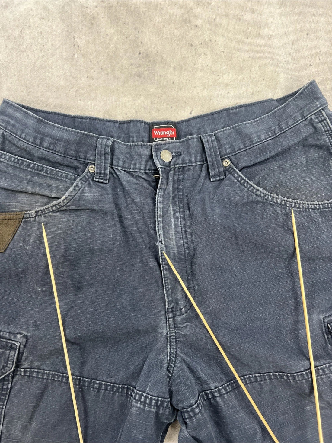 Wrangler Ripstop Cargo Work Pants Size Large