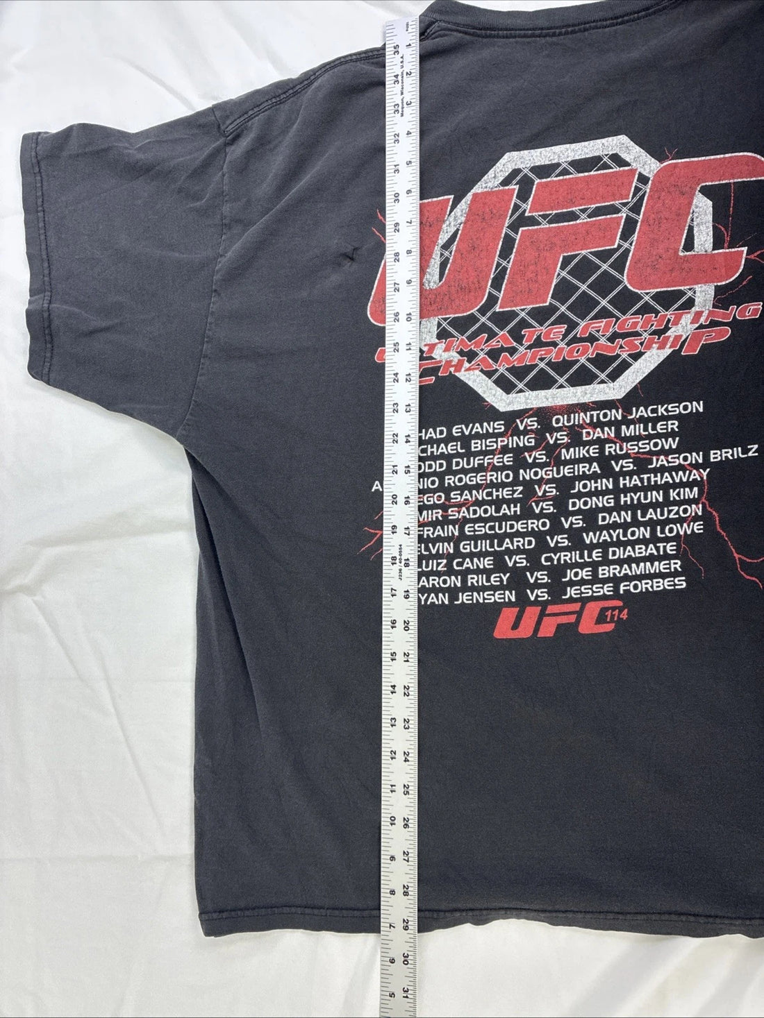 Rampage Vs Evans Griffin Vs Nogueira UFC T-Shirt Size 2XL