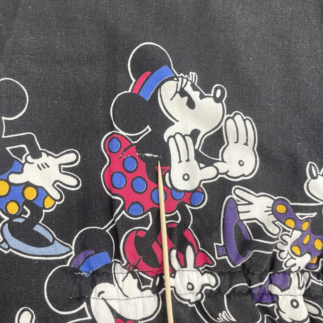 Vintage Mickey Mouse Disney Parka Coat Jacket Medium Reversible All Over Print