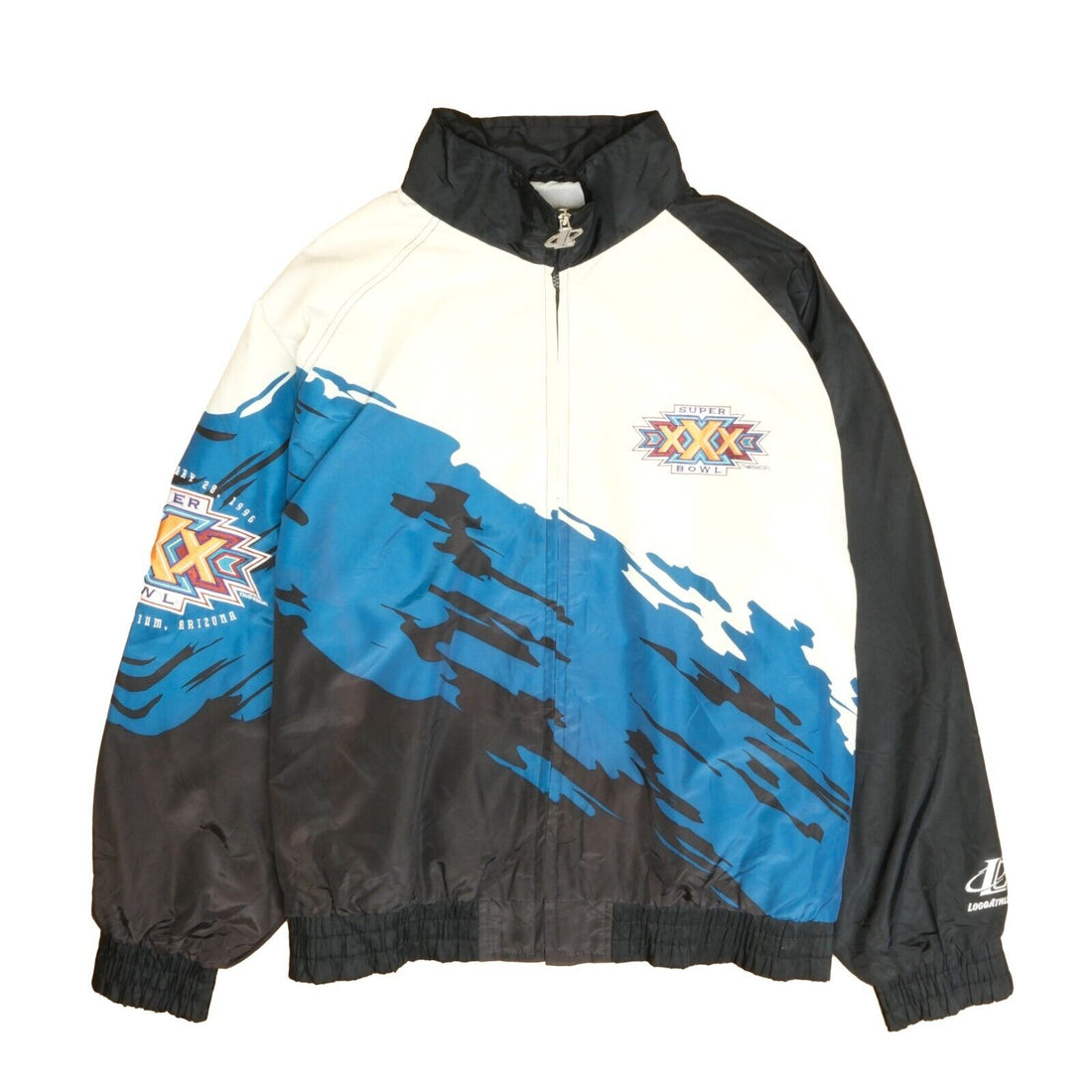 1995 Super Bowl XXIX Apex One NFL Windbreaker Jacket Size XL