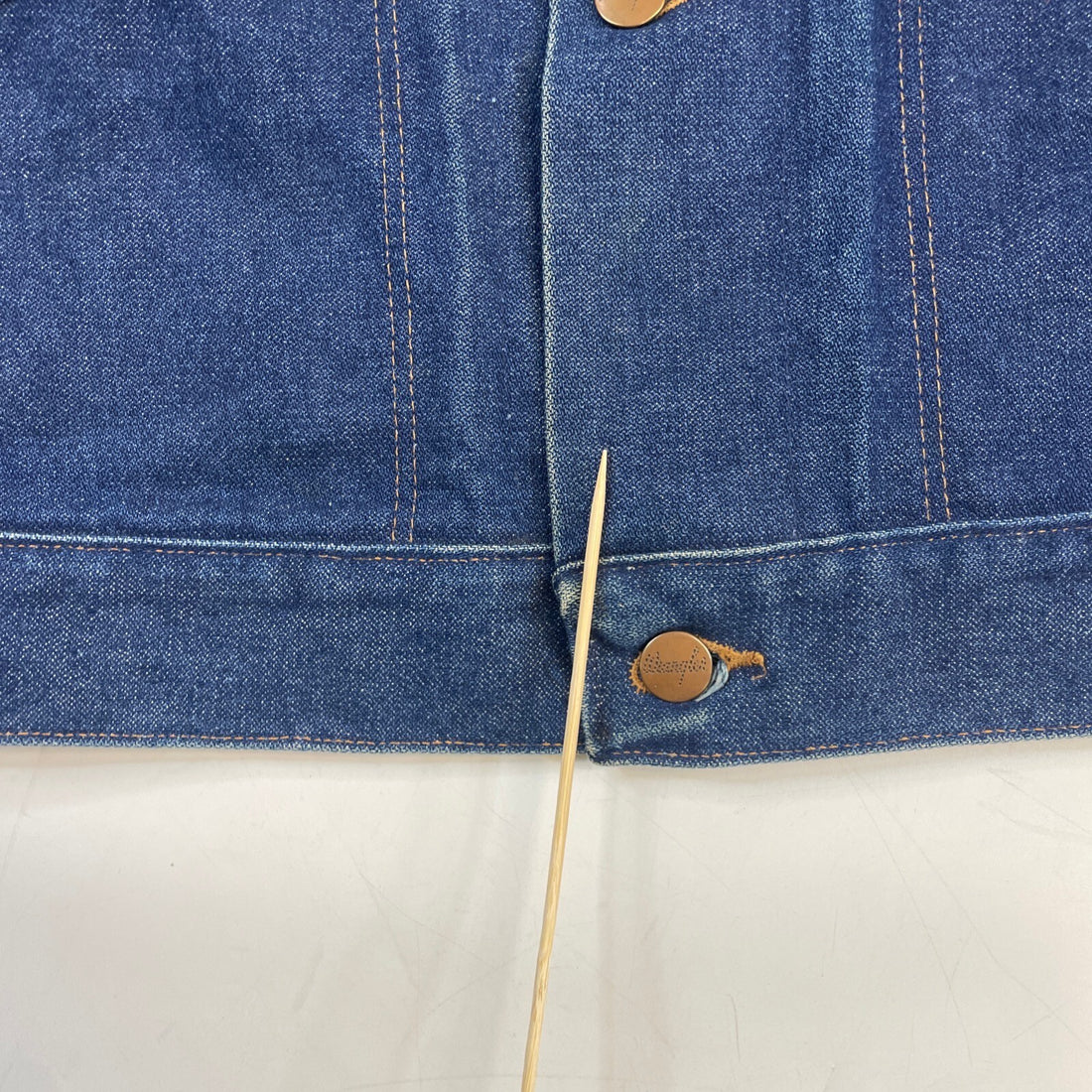 Vintage Wrangler No Fault Denim Jacket Size Small 70s