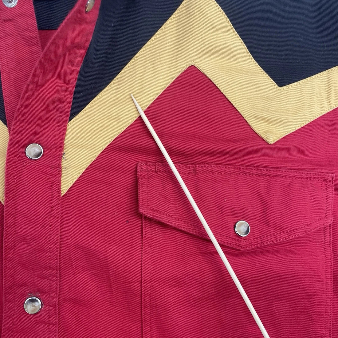 Vintage Wrangler Western Button Up Long Sleeve Shirt Size XL
