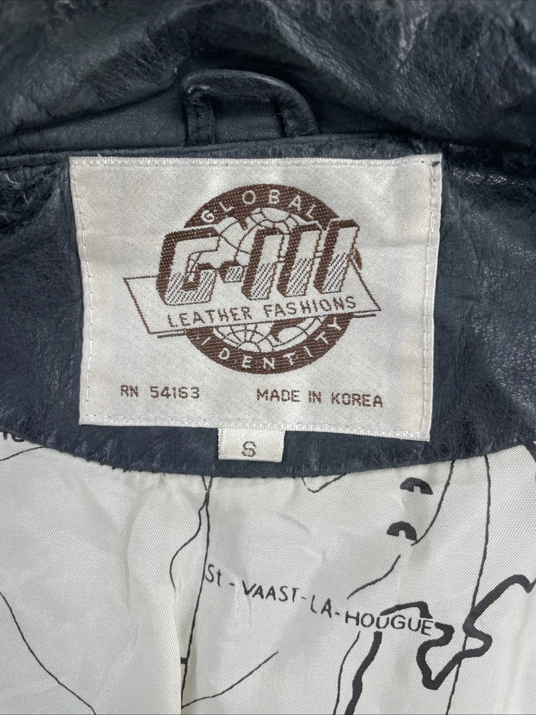 Vintage G-III Leather Bomber Jacket Size Small