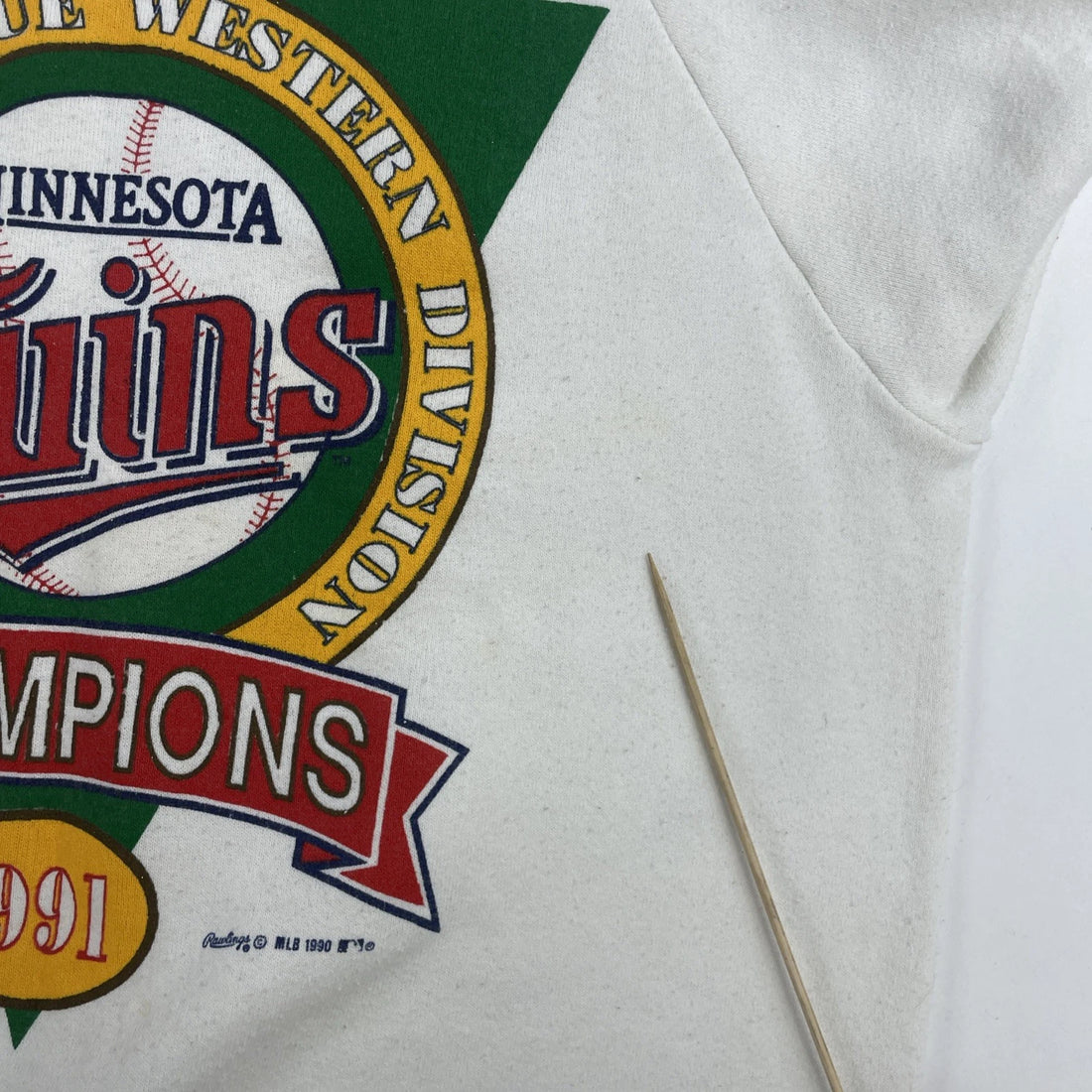 Vintage Minnesota Twins Crewneck Sweatshirt Size Large 1991 90s MLB