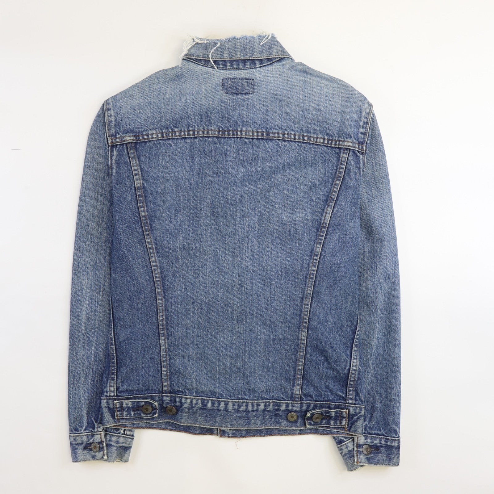 Vintage Levi's Denim Trucker Jacket Size 36 Blue 75505-0217