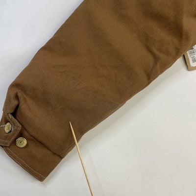 Tough Duck Canvas Work Jacket Size Large Brown NWT