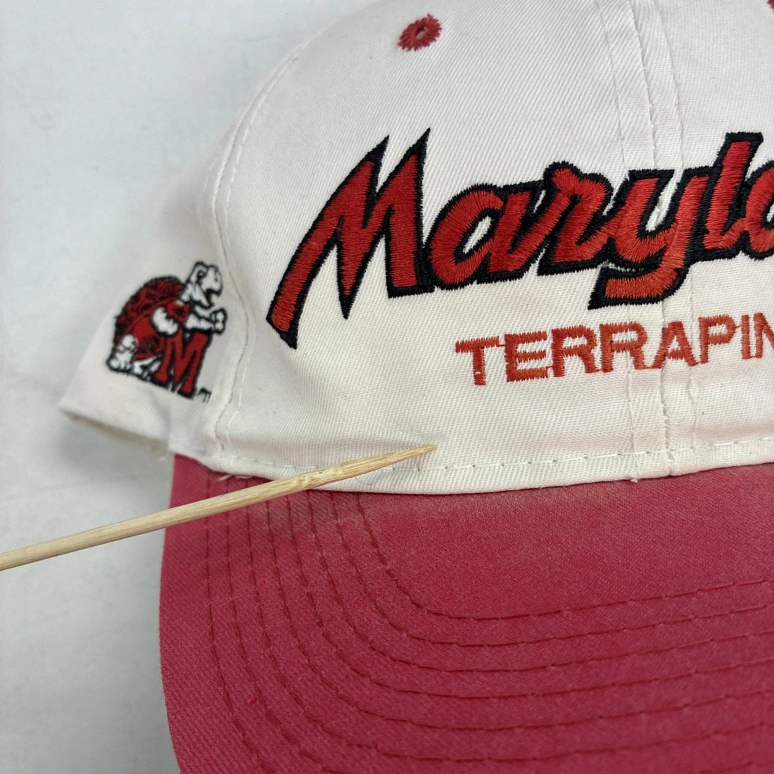 Vintage Maryland Terrapins Script Twill Snapback Hat OSFA NCAA