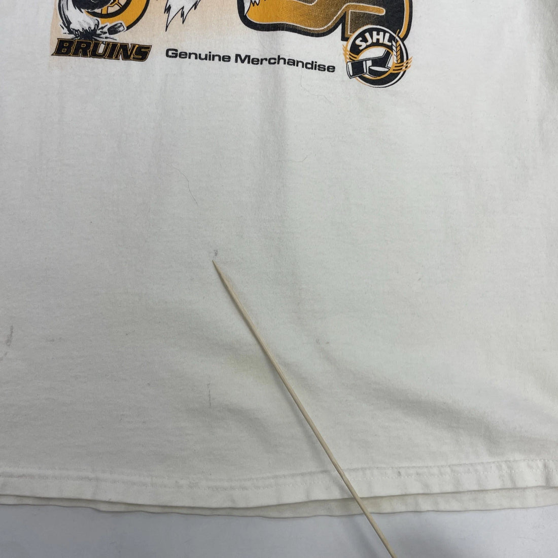 Vintage Estevan Bruins Hockey T-Shirt Size XL SJHL