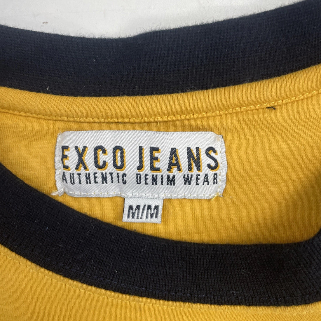 Vintage Exco Jeans Long Sleeve T-Shirt Size Medium Y2K