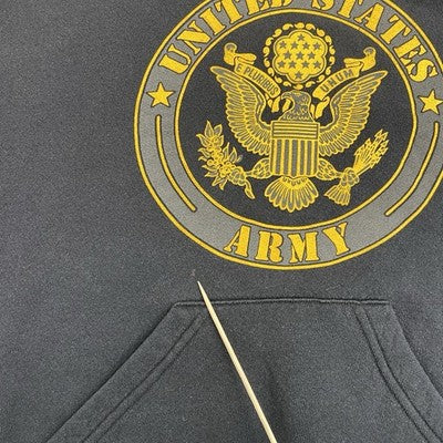 Vintage United States Army Sweatshirt Hoodie Size Medium Double Sided