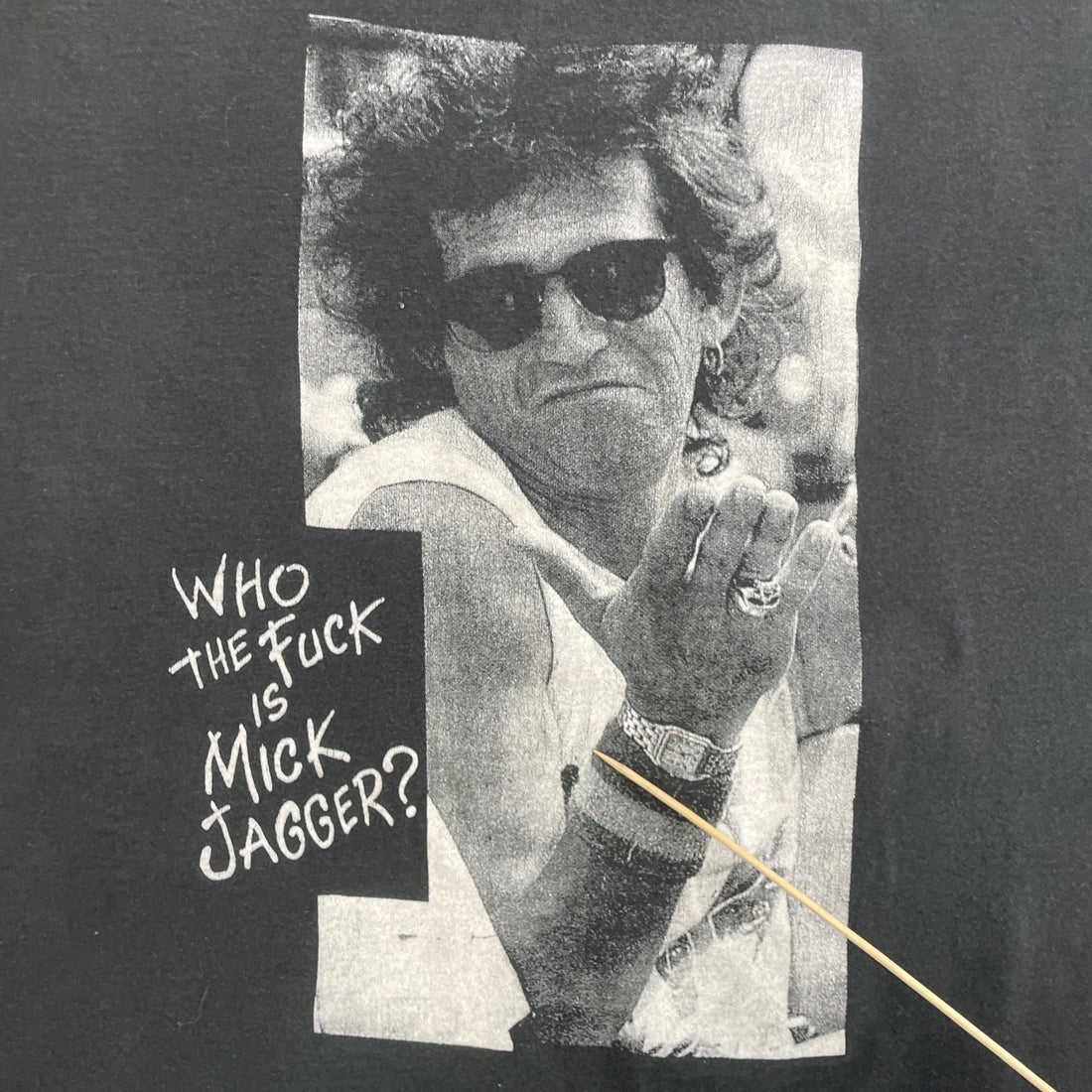 Who The F*ck Is Mick Jagger T-Shirt Size Large
