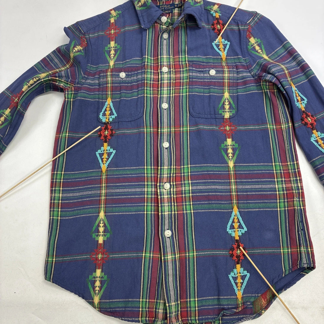 Polo Ralph Lauren Western Button Up Shirt Size XS